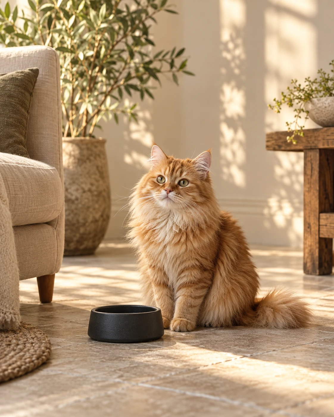 A ginger cat at home — lifestyle inspiration